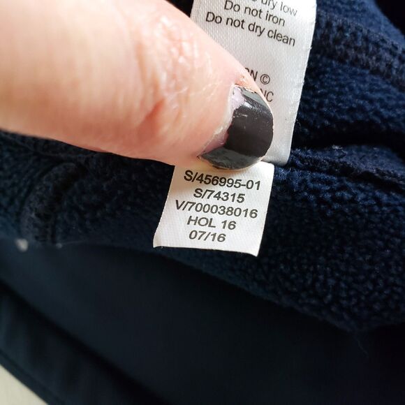 Athleta Polartec Running Tights Womens S Navy Blue Reflective Winter Hiking - Picture 12 of 12